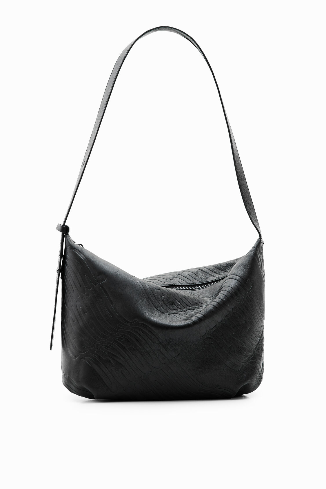 Grap Reden Pijnstiller Grote leren tas met logo's voor dames | Desigual.com