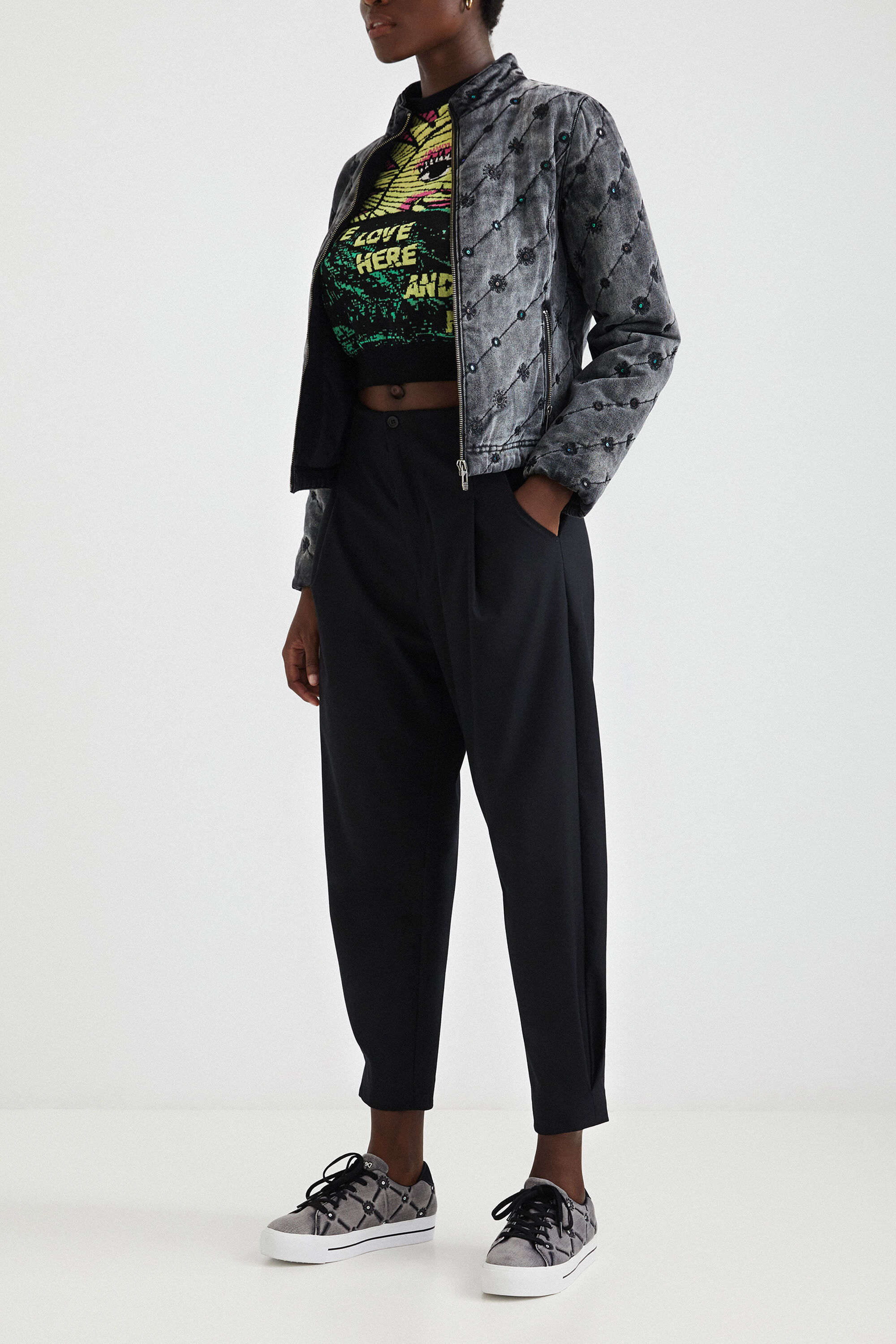 quilted denim jacket mens