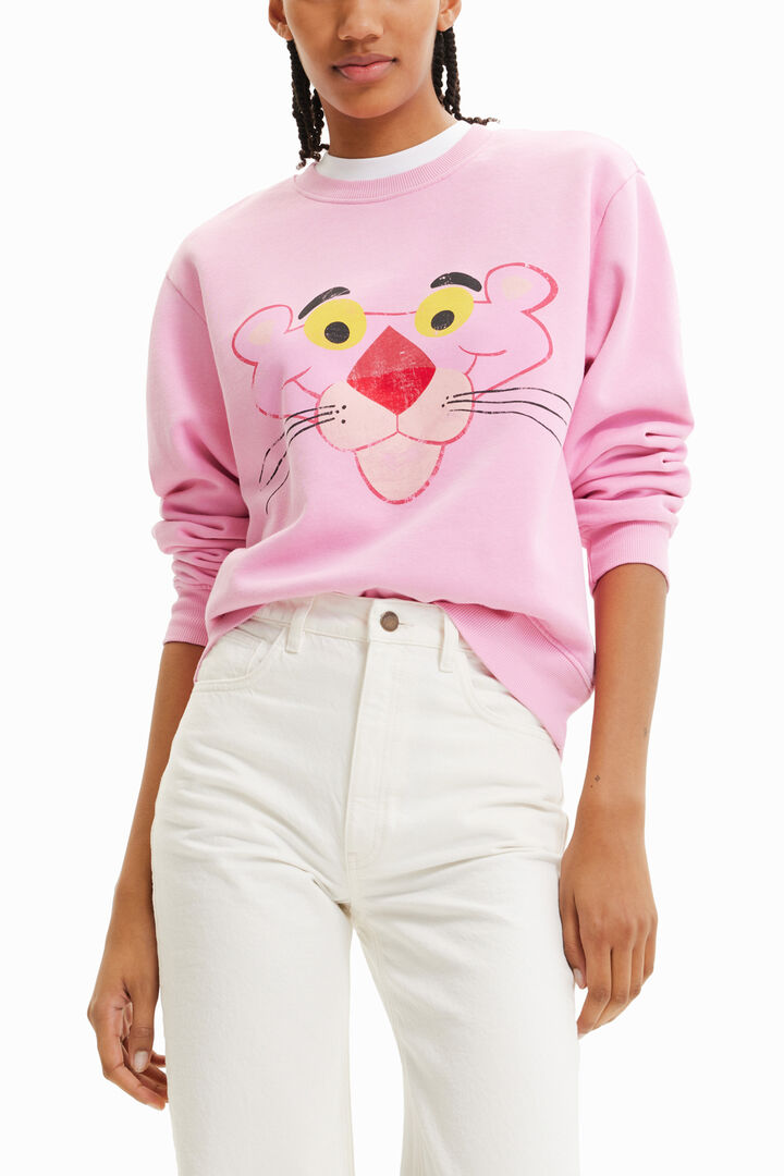 Sudadera desgastada Pantera Rosa | Desigual