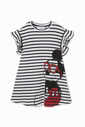 Robe rayures Mickey Mouse