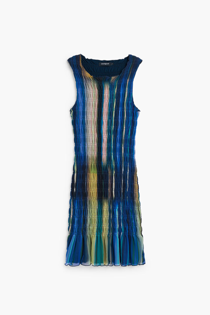 SQUARE NECK KNIT DRESS | Desigual
