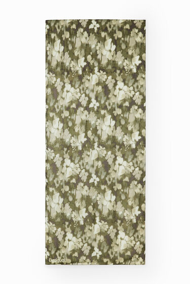 Foulard rectangulaire camouflage | Desigual