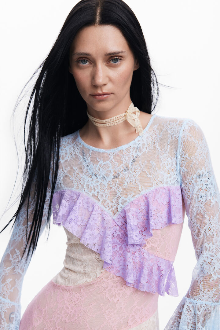 María Escoté romantic dress | Desigual