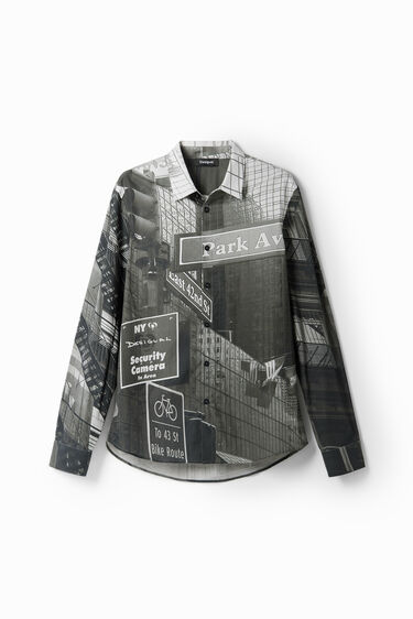 Košulja s fotografskim printom NYC | Desigual