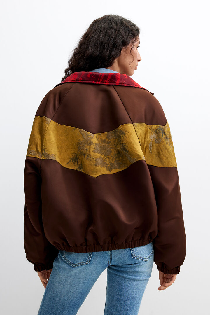 oversize printed jacket