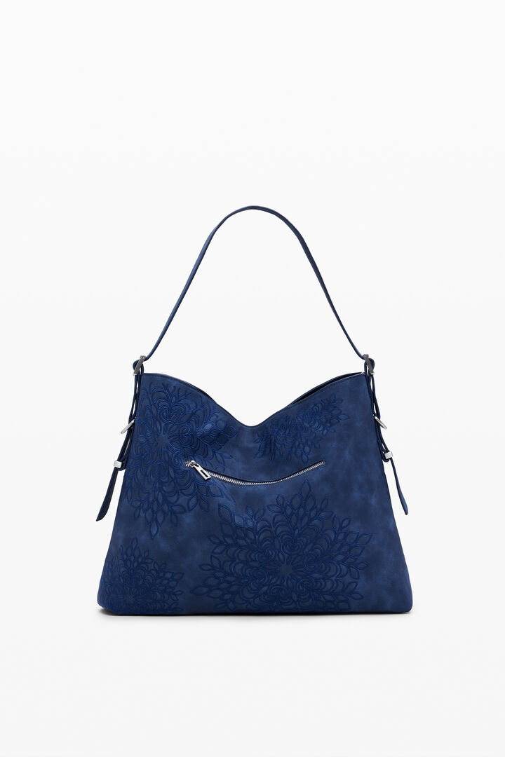 Medium mandala embossed shoulder bag | Desigual