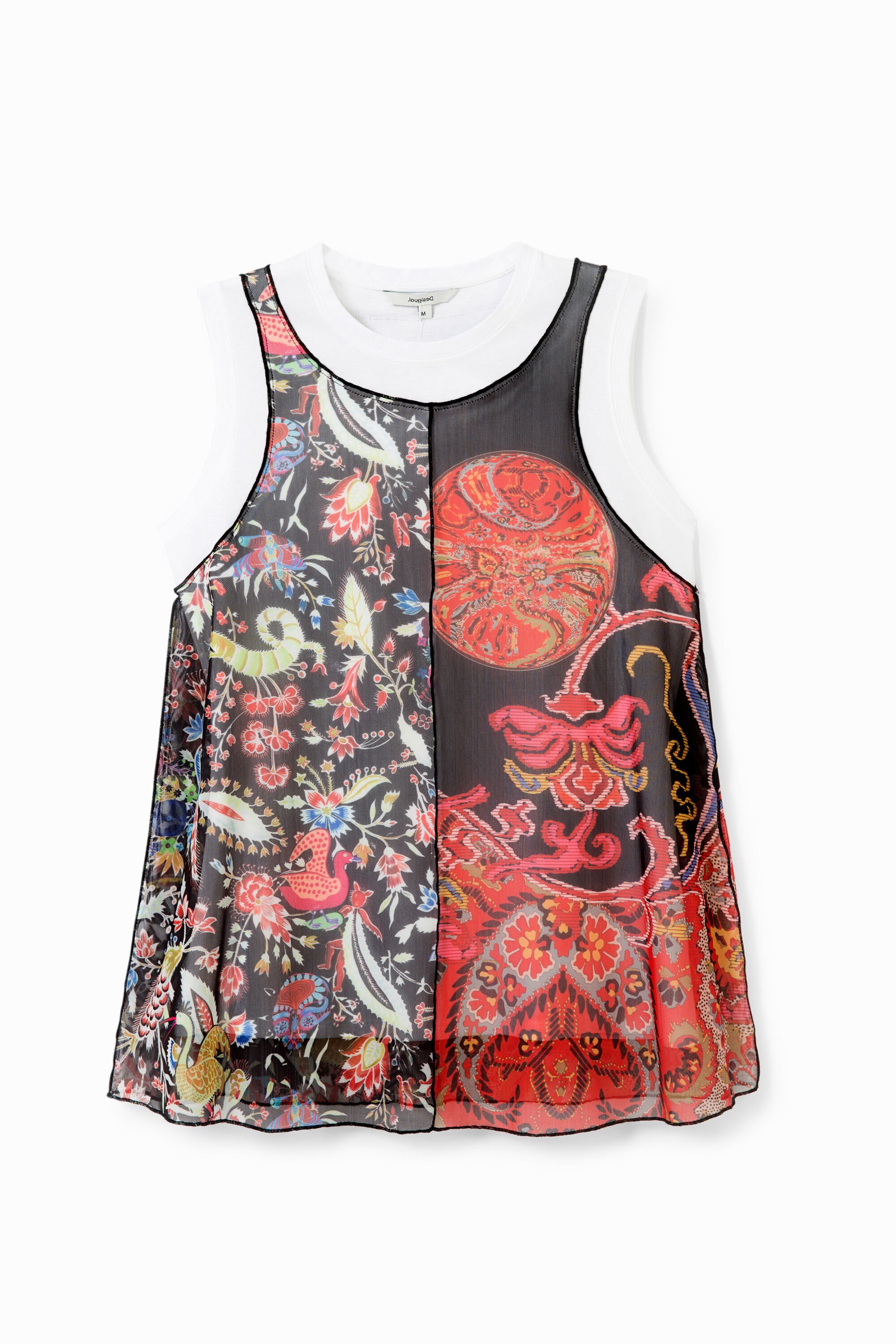 Mehrlagiges buntes Shirt