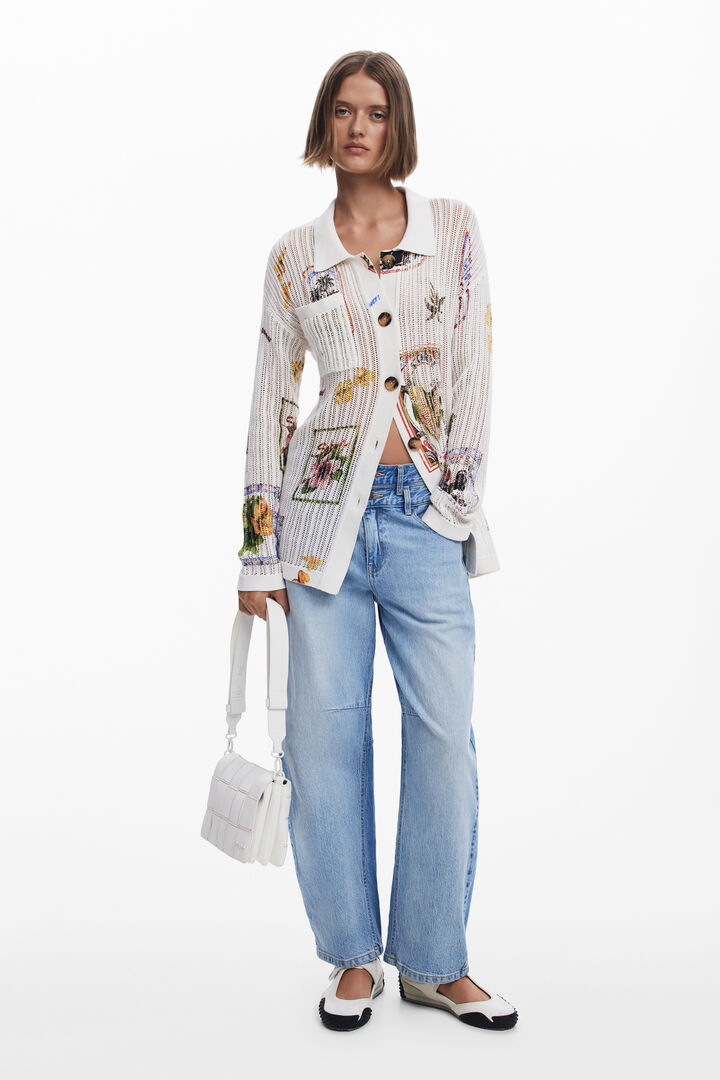 Stamp cardigan | Desigual