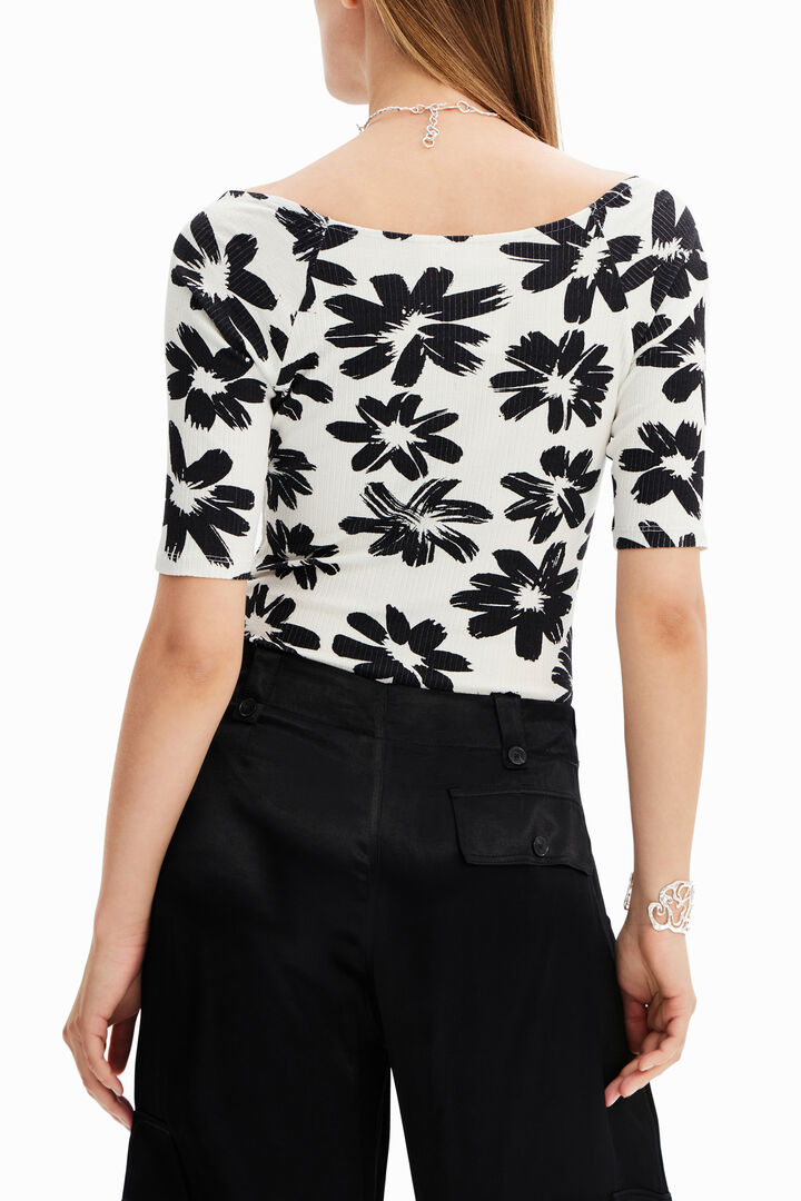 Body Rippstoff Blumen | Desigual