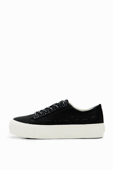 Platform logo sneakers | Desigual.com