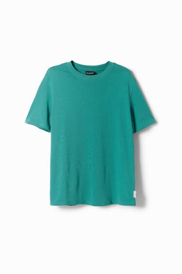 Einfarbiges T-Shirt Ziernähte | Desigual