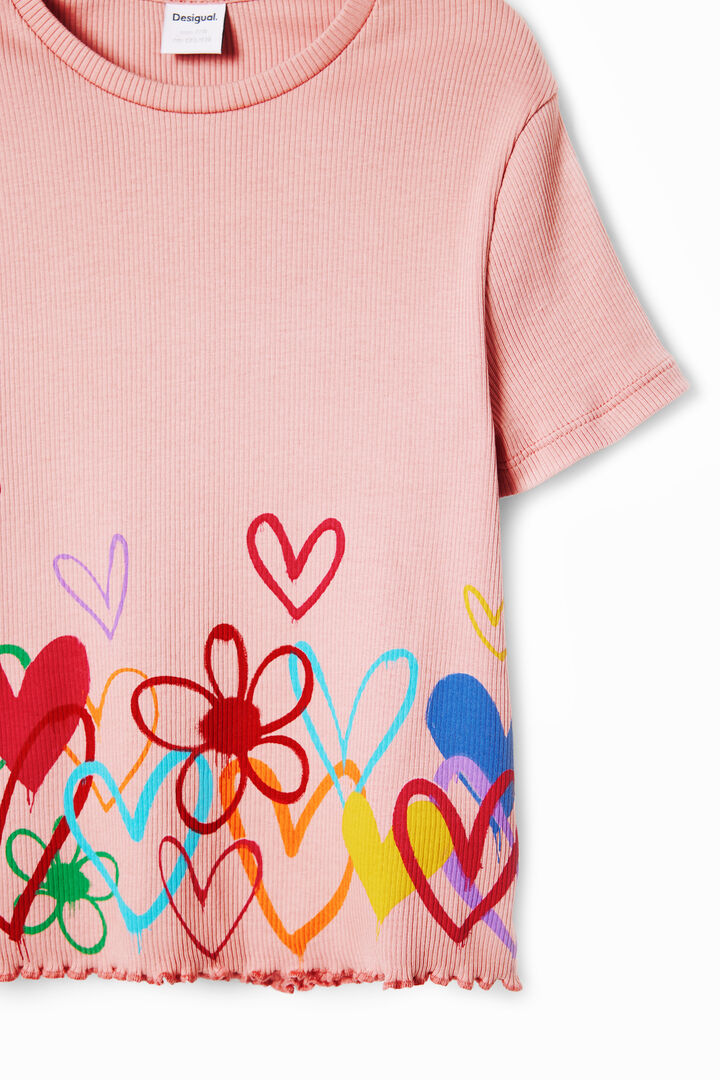 Heart illustrations T-shirt | Desigual