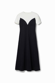 Vestido efecto corset Maitrepierre | Desigual