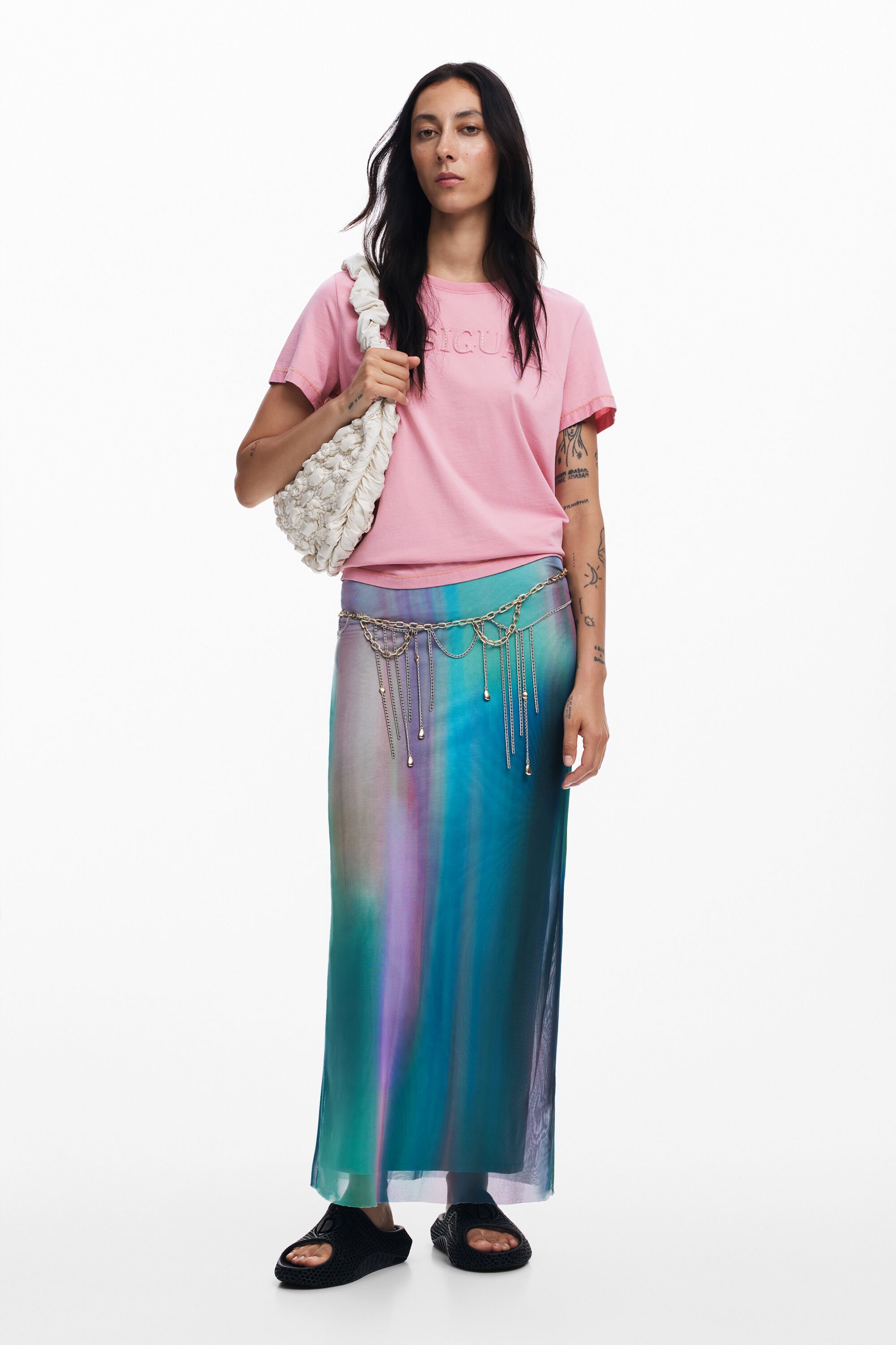 Camiseta brillantes Desigual de mujer I Desigual