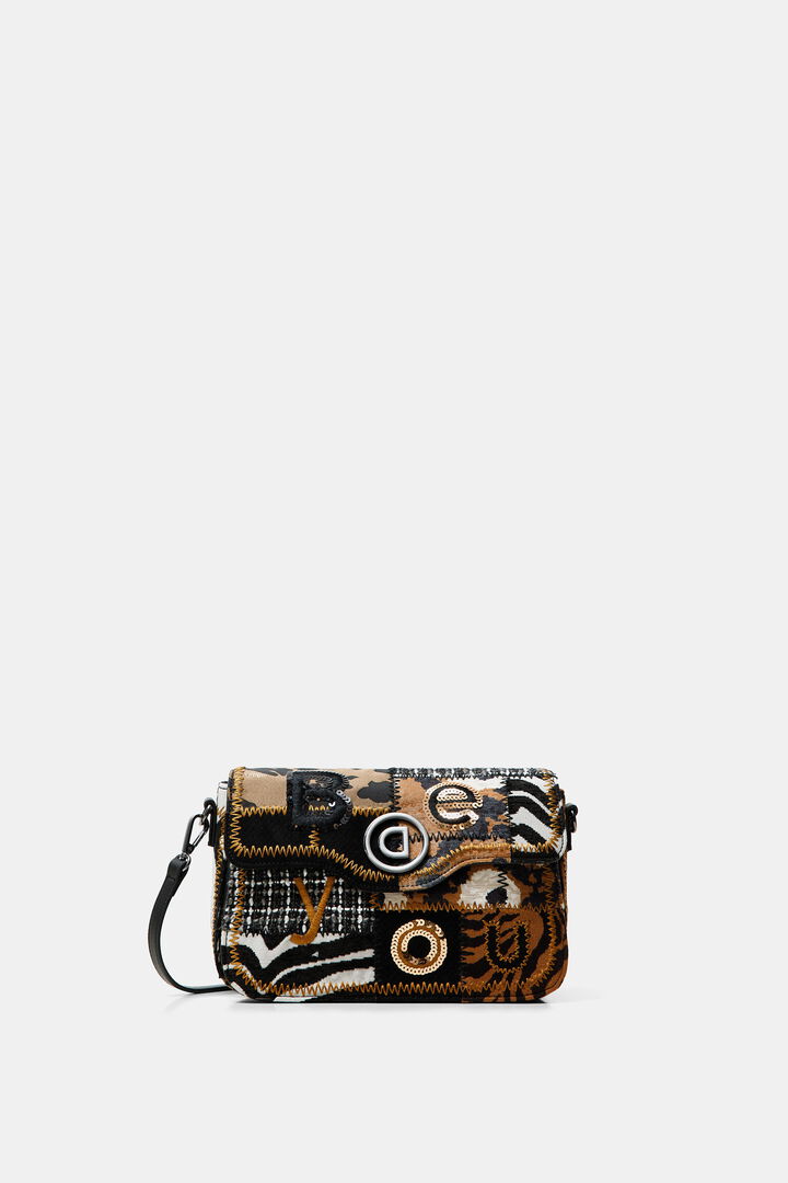 Bolso bandolera patchwork | Desigual