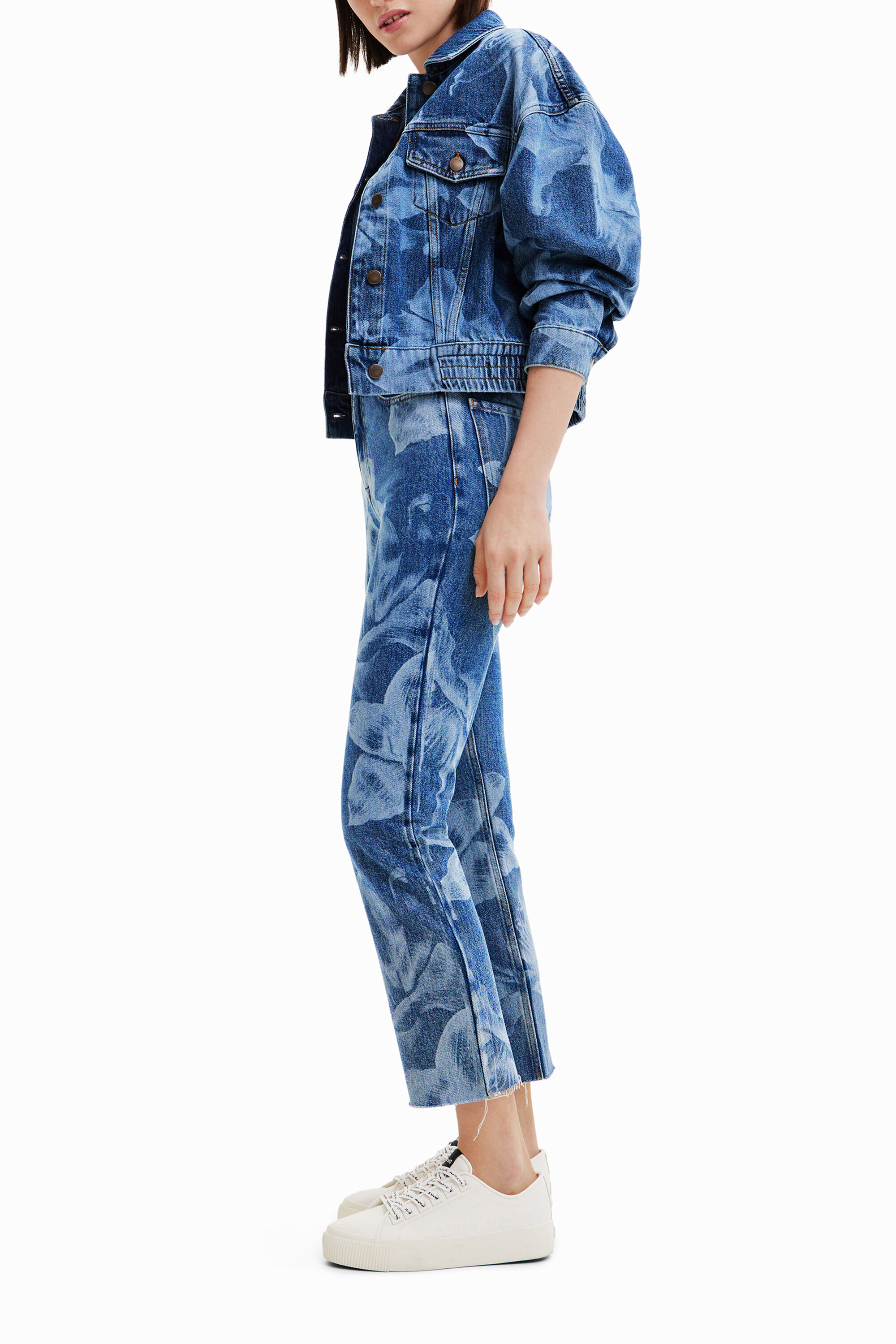 花柄 デニムジャケット | Desigual.com