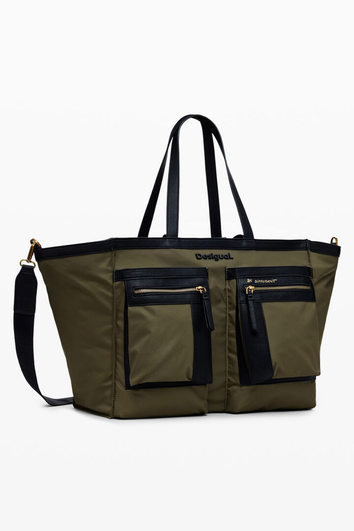 Bossa de niló amb múltiples butxaques | Desigual