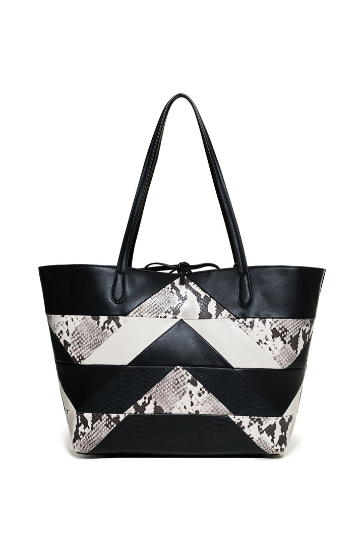 Reversible shopper Snake Color Patch Capri | Desigual