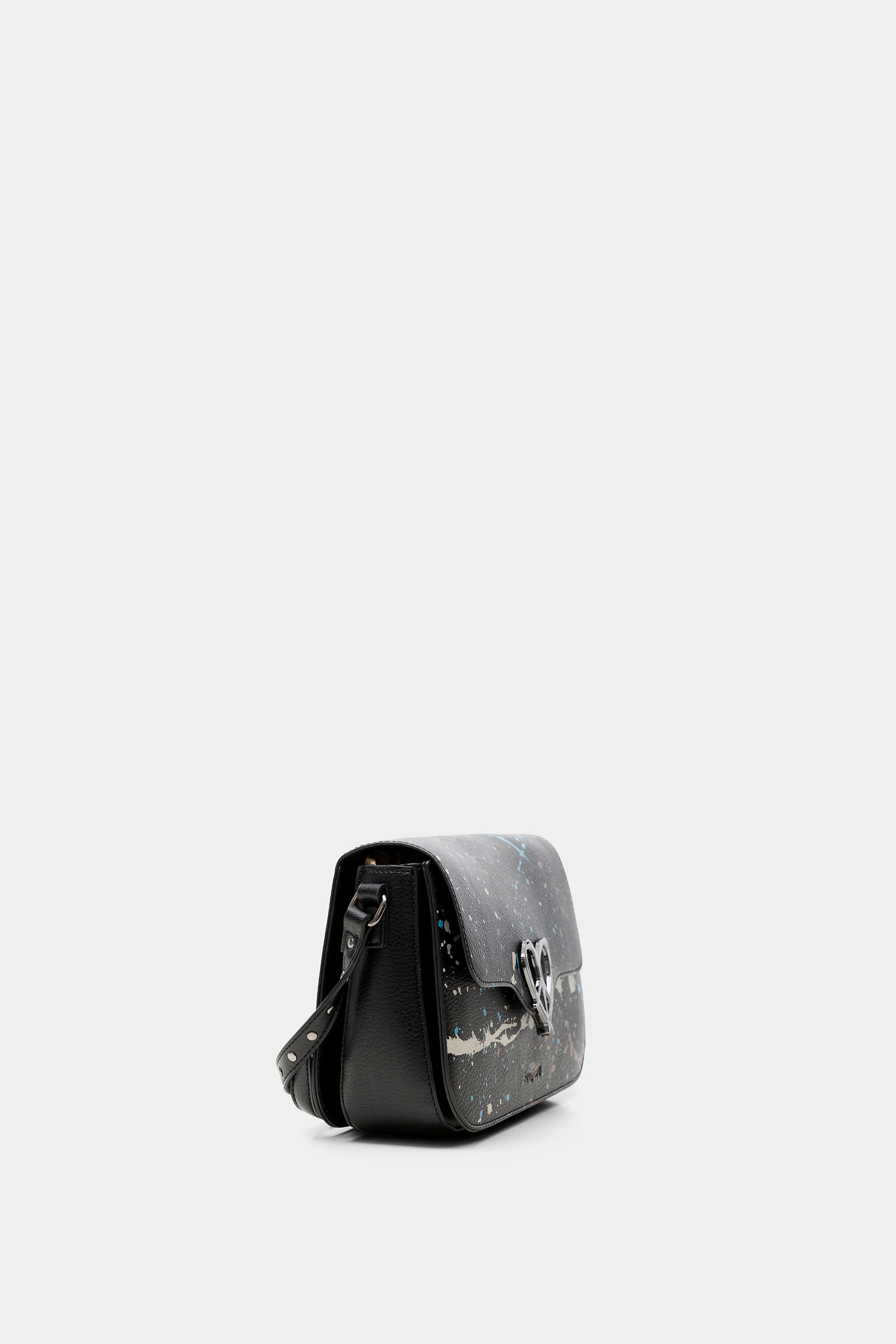 Bolso bandolera cierre corazon
