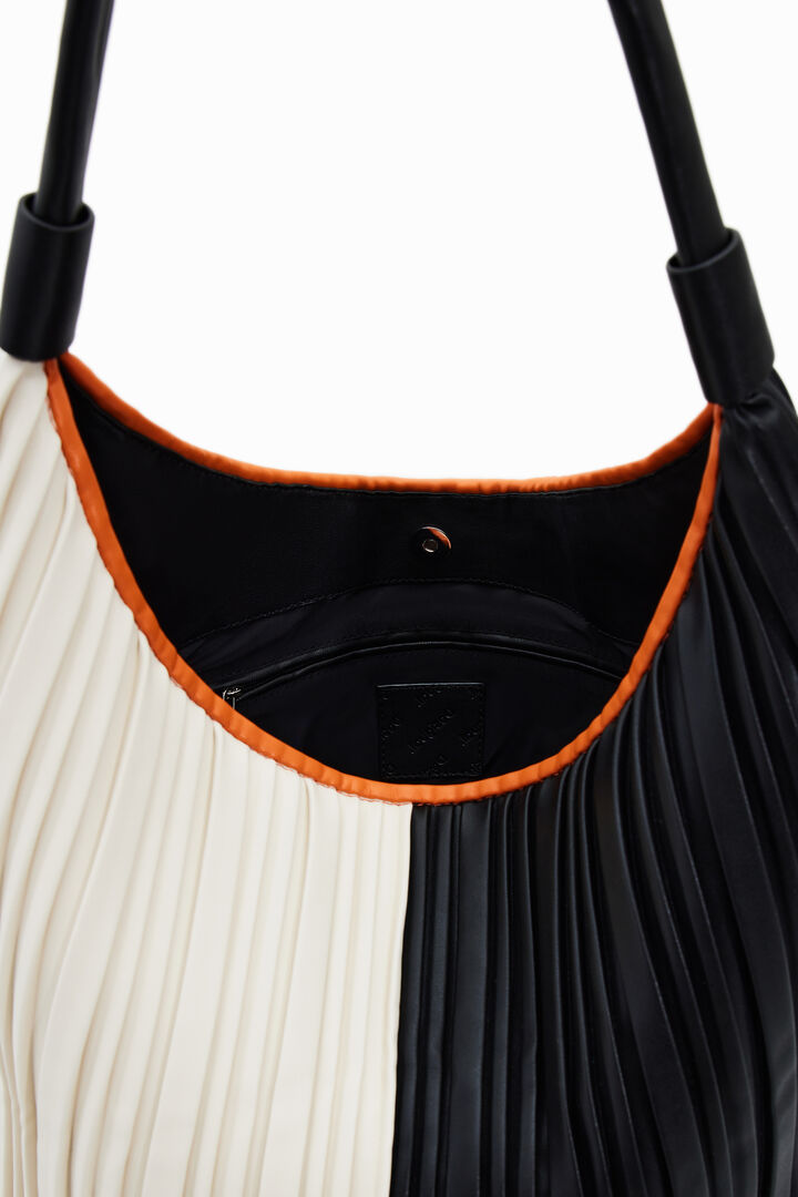 Bolso grande saco plisado | Desigual