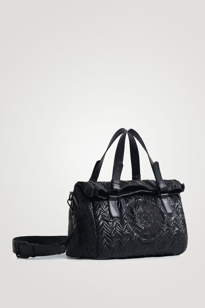 Bolso mano efecto cuero porta móvil | Desigual