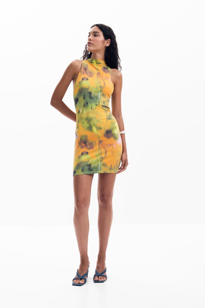 Vestit curt difuminat | Desigual