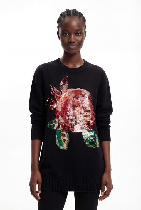 MAGLIONE OVERSIZE PAILLETTES M. CHRISTIAN LACROIX