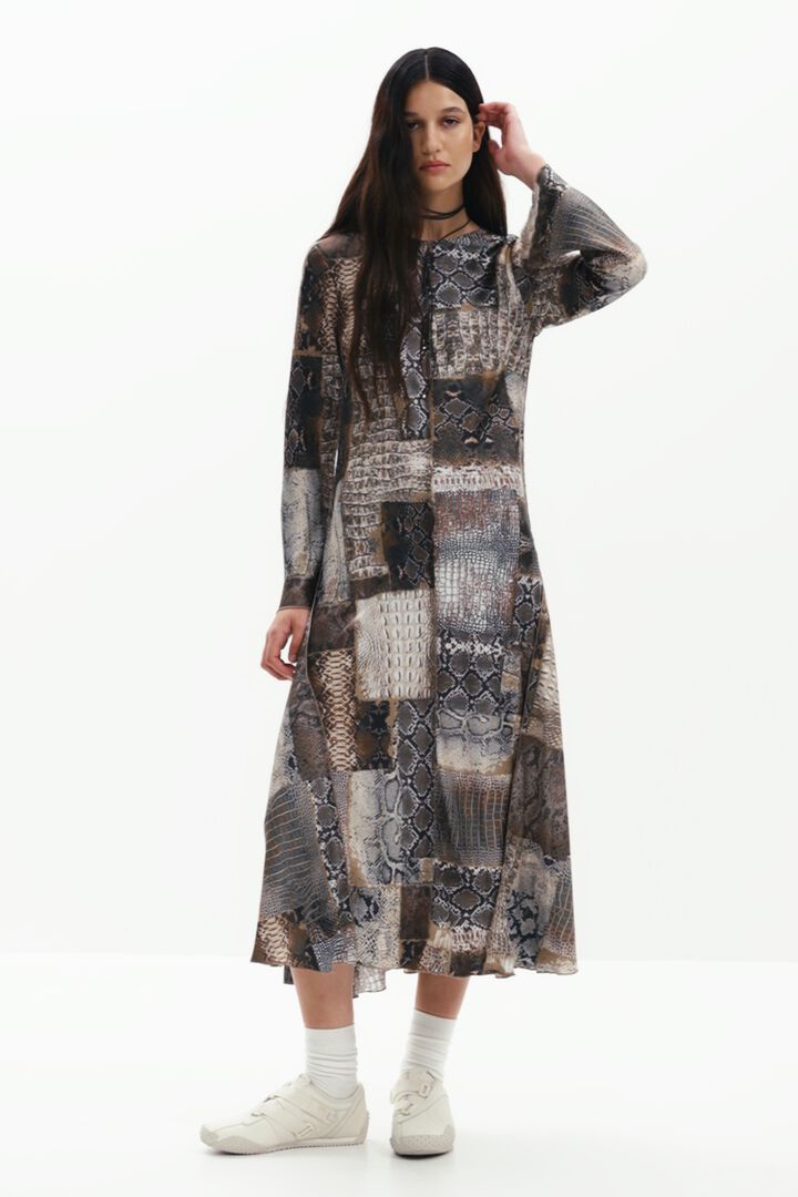 Flowy animal print dress | Desigual