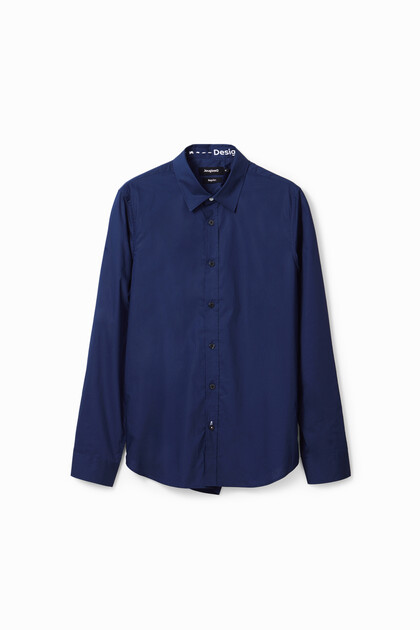 Basic-Hemd kontrastierende Details