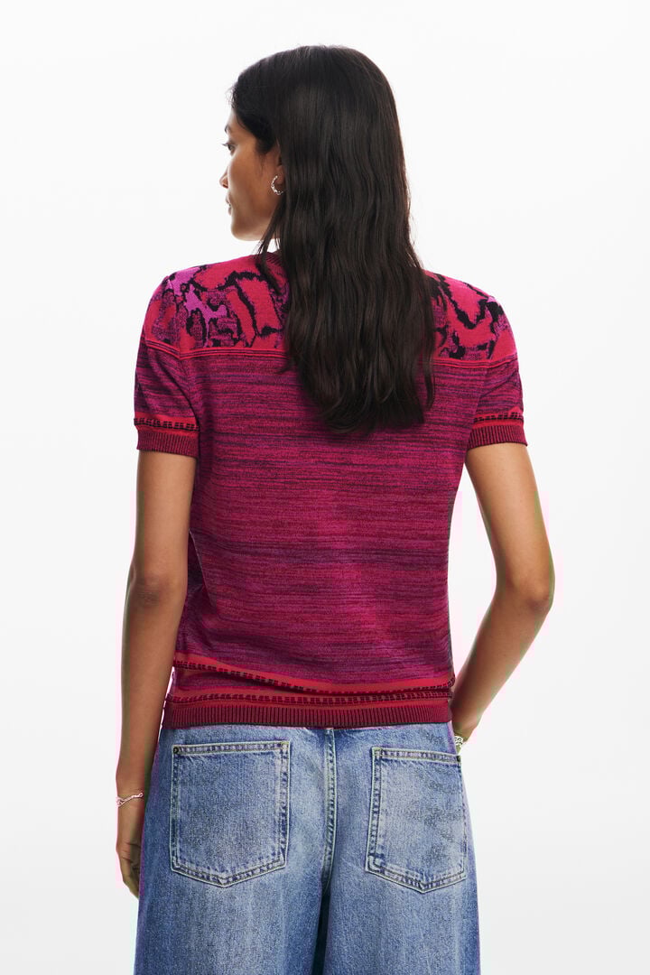 Butterfly knit T-shirt | Desigual