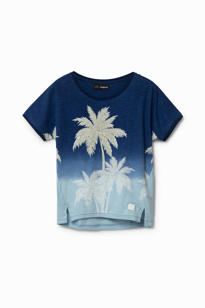 Camiseta estampado palmeras | Desigual