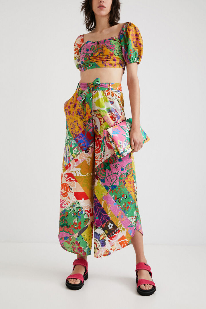 M. Christian Lacroix cropped blouse | Desigual