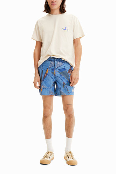 Banyador curt patch | Desigual