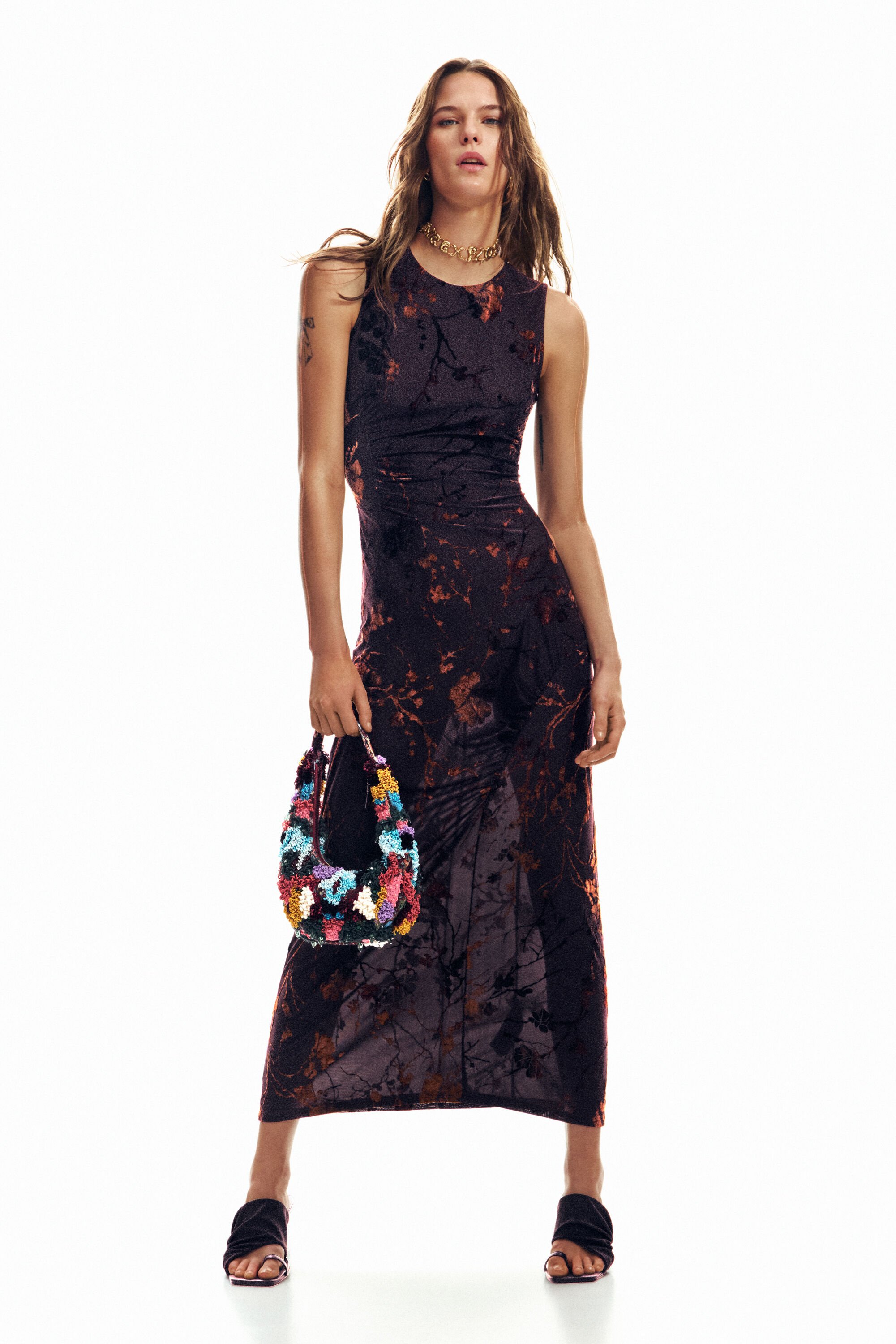 VESTIDO MIDI ORIENTAL