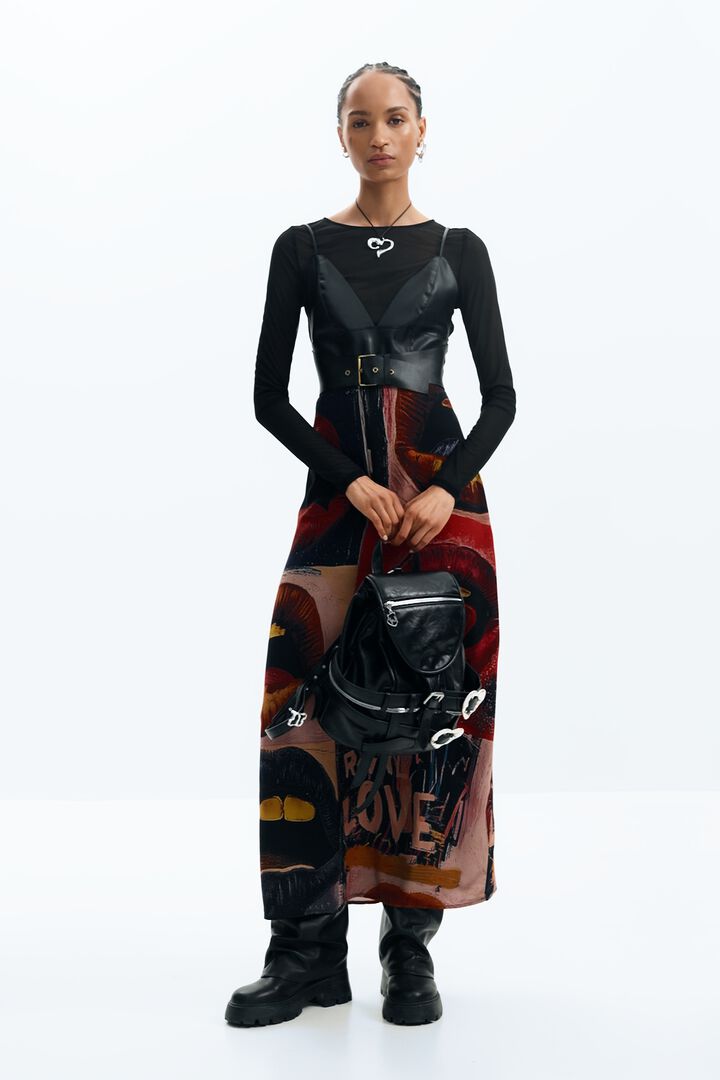 VESTITO A SPALLINE RICICLATO | Desigual