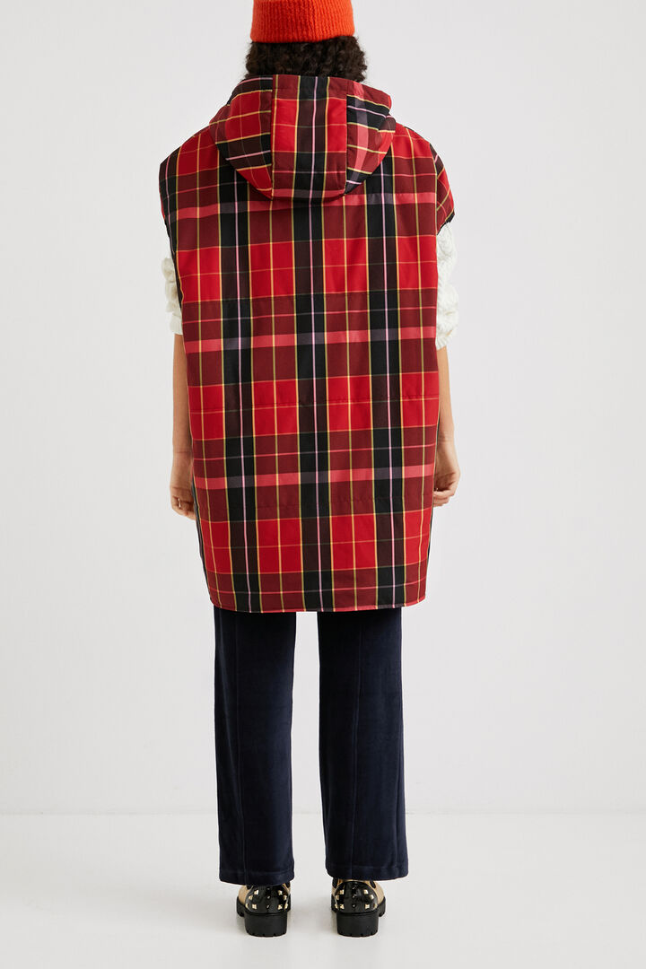 Poncho chaleco tartán | Desigual