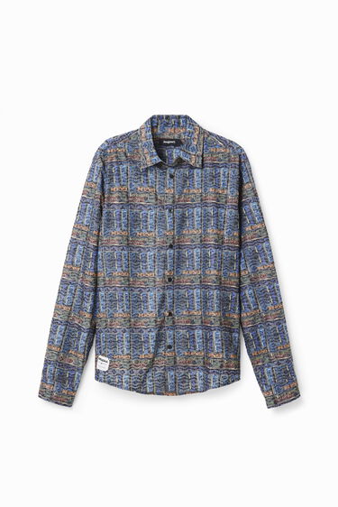 Embroidered arty logo shirt | Desigual