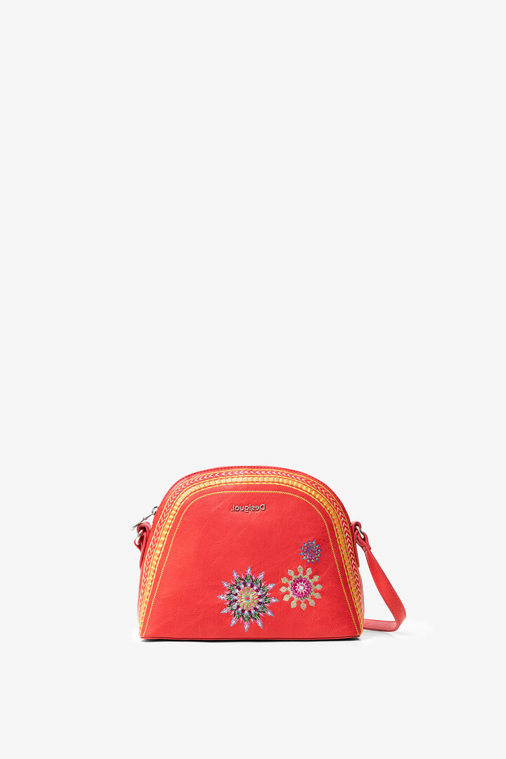 Borsa a tracolla con mandala ricamati | Desigual