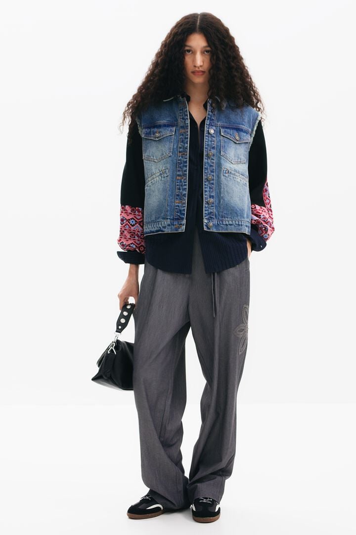 Chaqueta Trucker texturas | Desigual