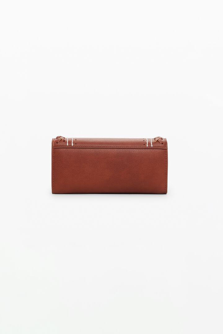 Braided wallet with topstitching | Desigual