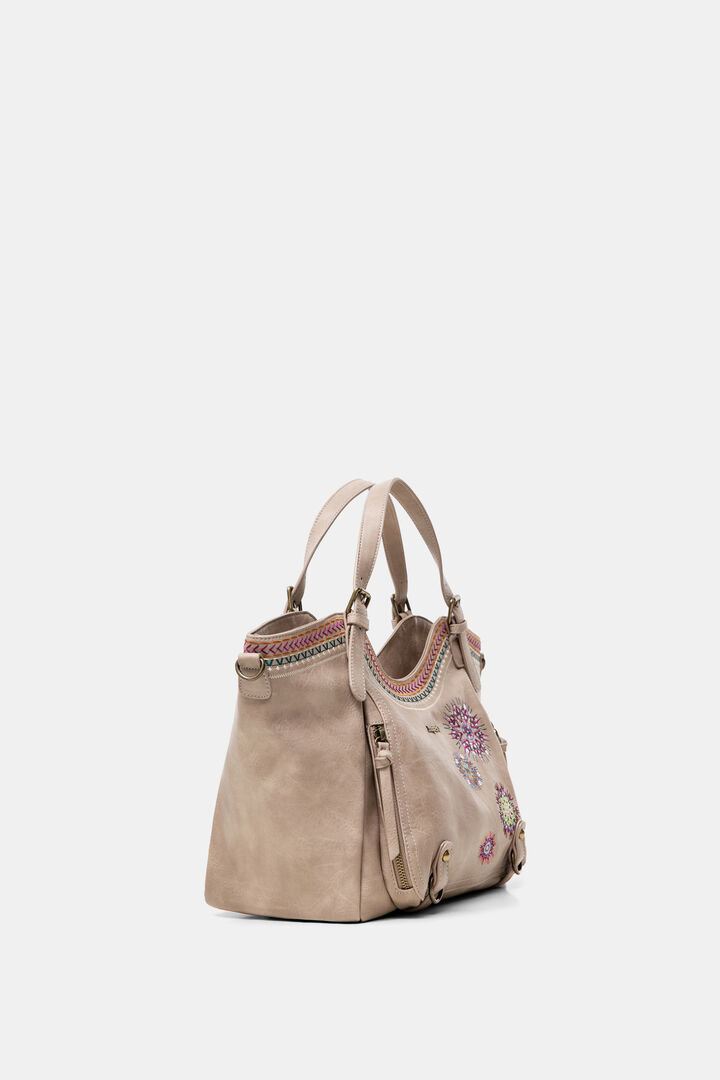 Embroidered bag curves | Desigual