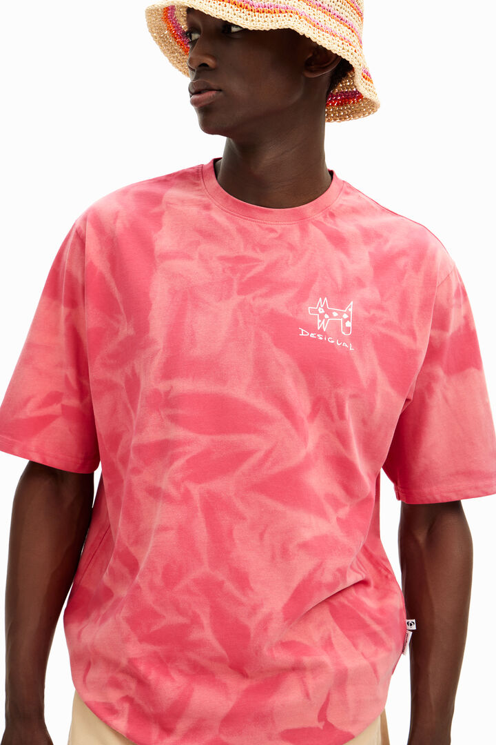 Printed T-shirt with gradient effect | Desigual