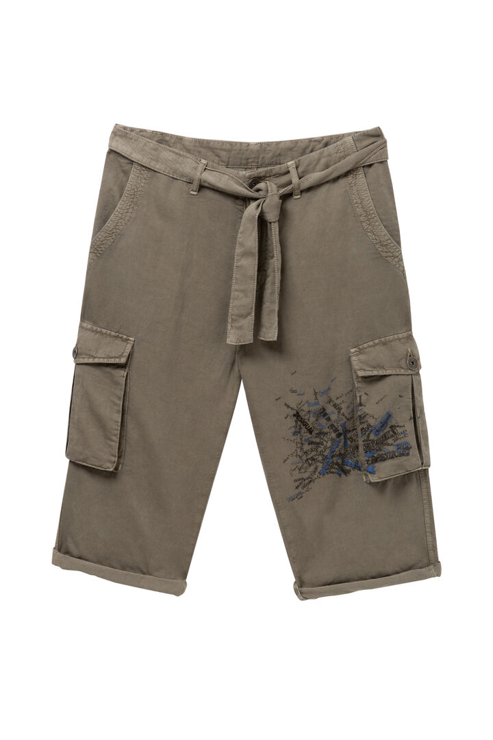 Khaki Cargo Shorts Eric | Desigual