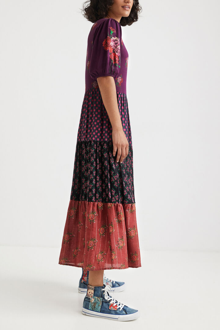 Vestido midi volantes | Desigual