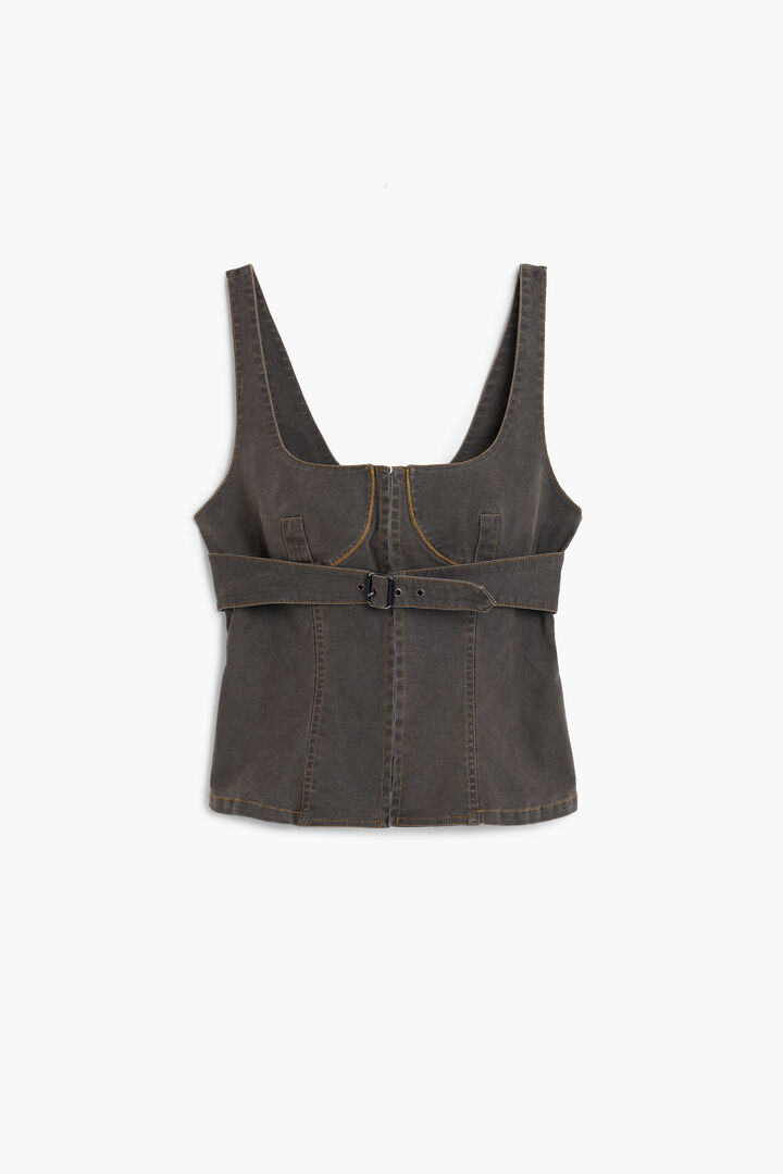 Blusa de alças justa