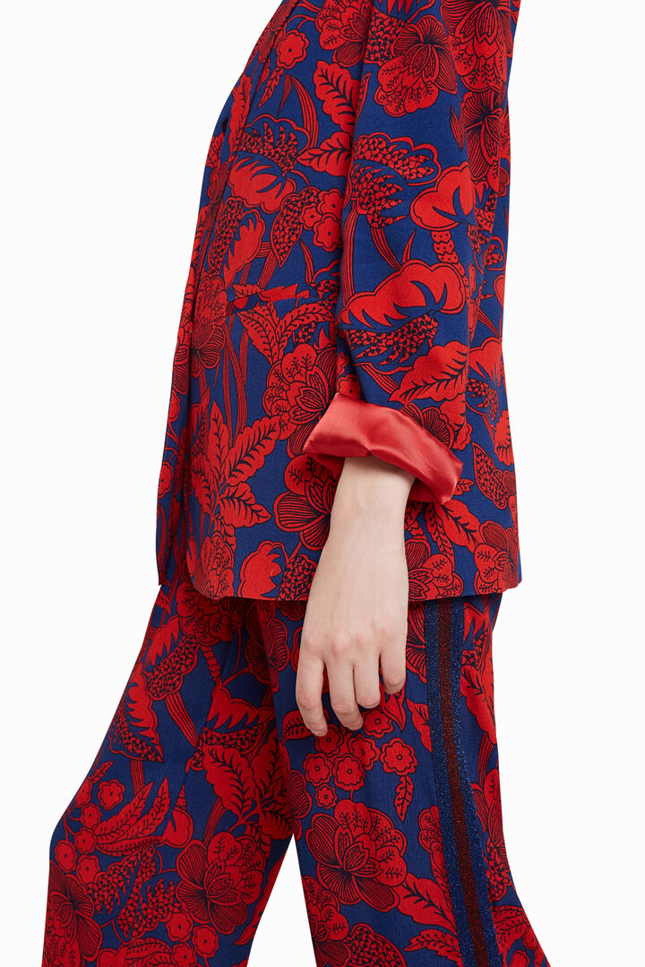 Americana floral borgoña | Desigual