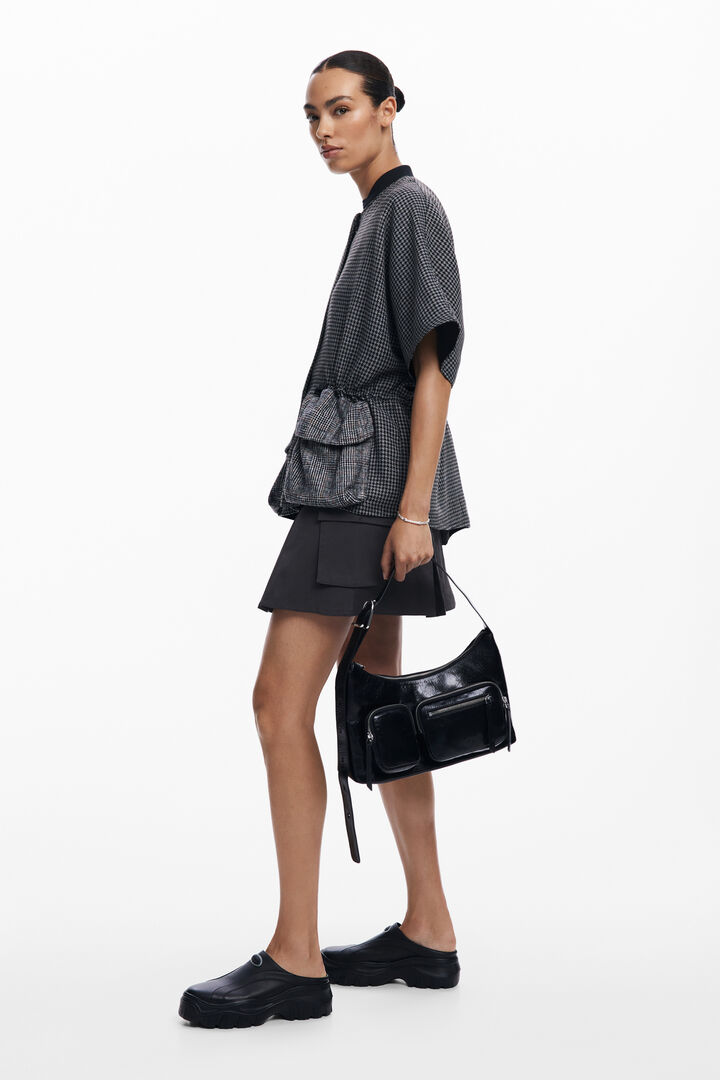 Houndstooth poncho | Desigual