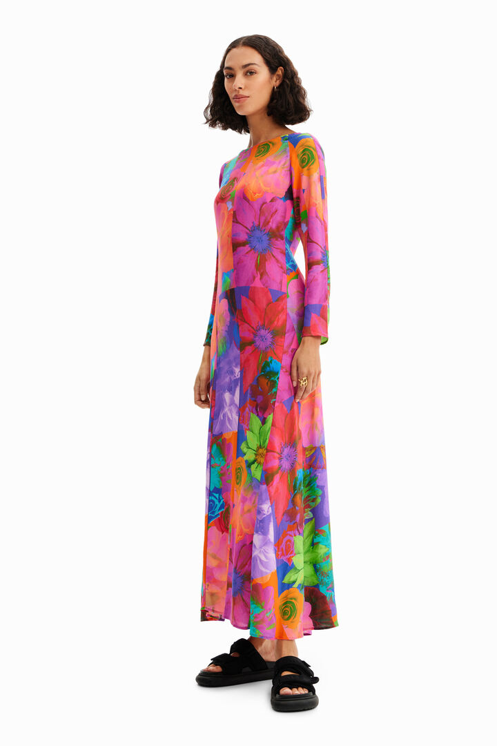 Long floral dress | Desigual