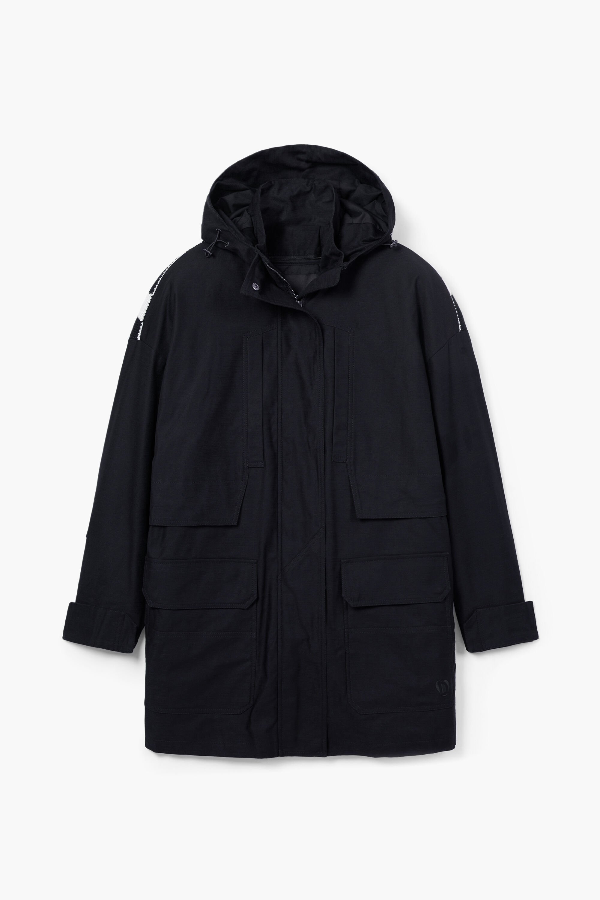 Parka forro multibolsillo