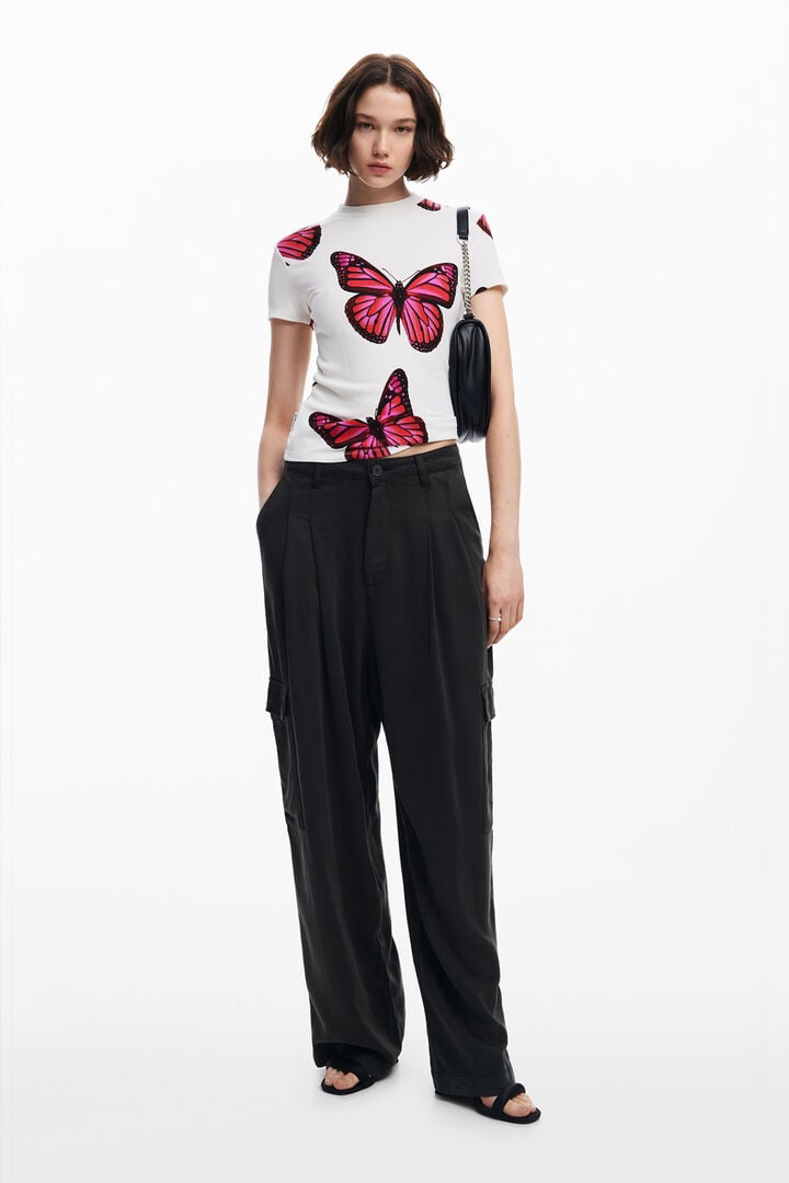 Camiseta manga corta mariposas | Desigual